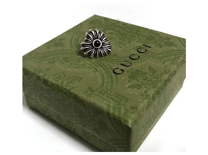 Gucci Spilla Cuori Incastrati Argento D'oro - vista 2