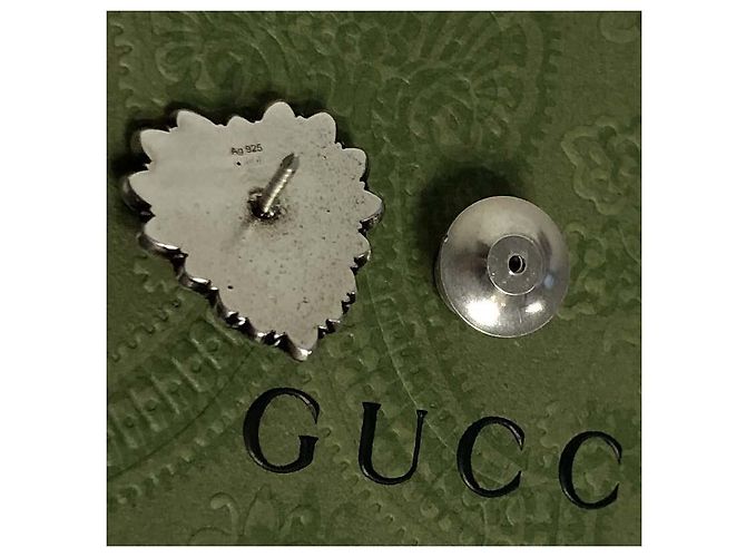Gucci Spilla Cuori Incastrati Argento D'oro - vista 9