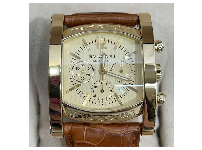 Bulgari Relógio Cronógrafo Axiom Gold Dourado - vista 2