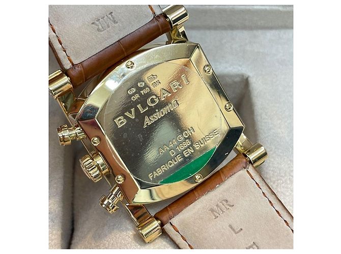 Bulgari Relógio Cronógrafo Axiom Gold Dourado - vista 8