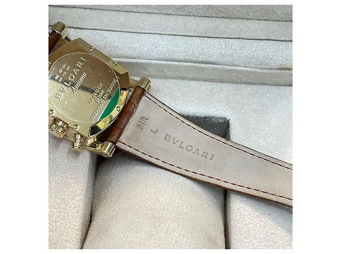 Bulgari Relógio Cronógrafo Axiom Gold Dourado - vista 9