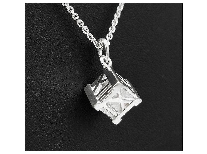 Tiffany & Co Collana Tiffany Atlas Cube in argento - vista 4
