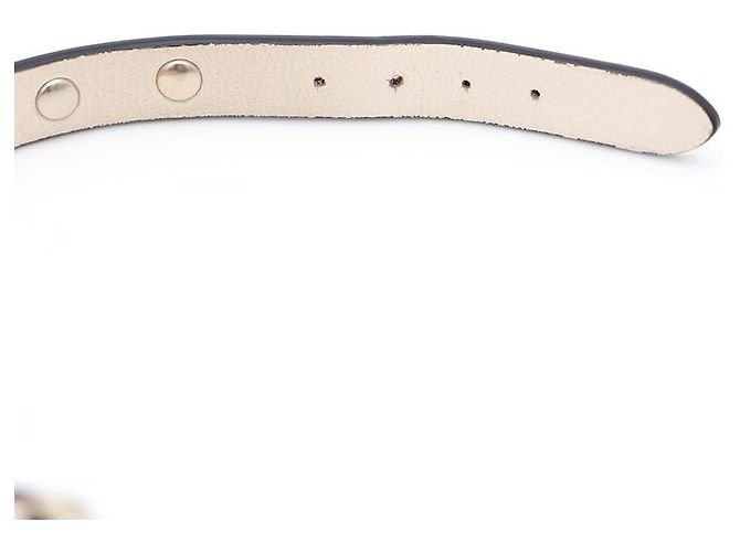 Valentino Pulseira de couro Rockstud - vista 5