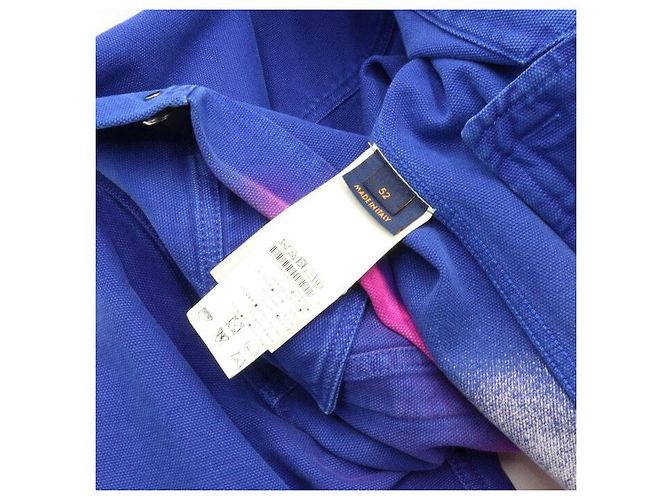 Louis Vuitton Gradient Cropped Men's Denim Jacket Blue - view 7