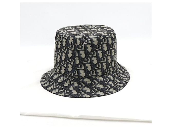 Oblique Dior Unisex Bucket Hat Blau - Ansicht 7