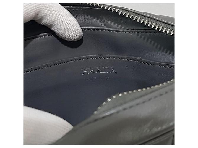 Prada Borsa a tracolla Diagram Chain Marrone - vista 9