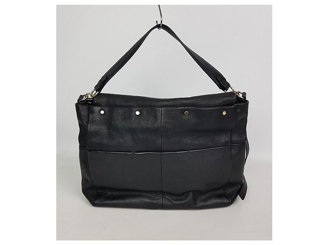 Lanvin Borsa tote a spalla in pelle nera Nero - vista 4
