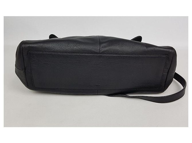 Lanvin Borsa tote a spalla in pelle nera Nero - vista 6
