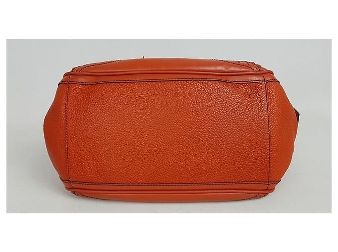 Burberry Borsa in pelle con nappe Arancione - vista 7