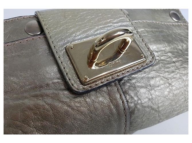 Chloé Clutch e Bolsa de Ombro Prata - vista 5