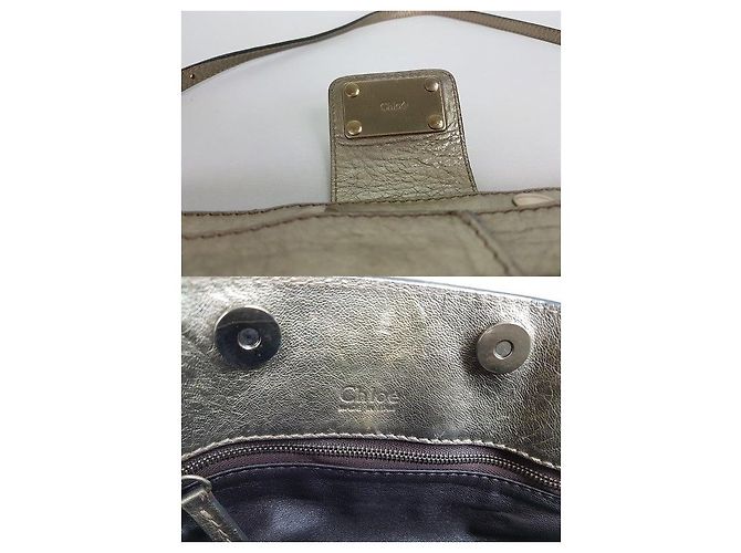 Chloé Clutch e Bolsa de Ombro Prata - vista 7