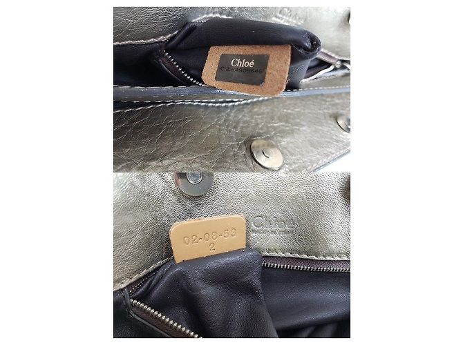Chloé Clutch e Bolsa de Ombro Prata - vista 9