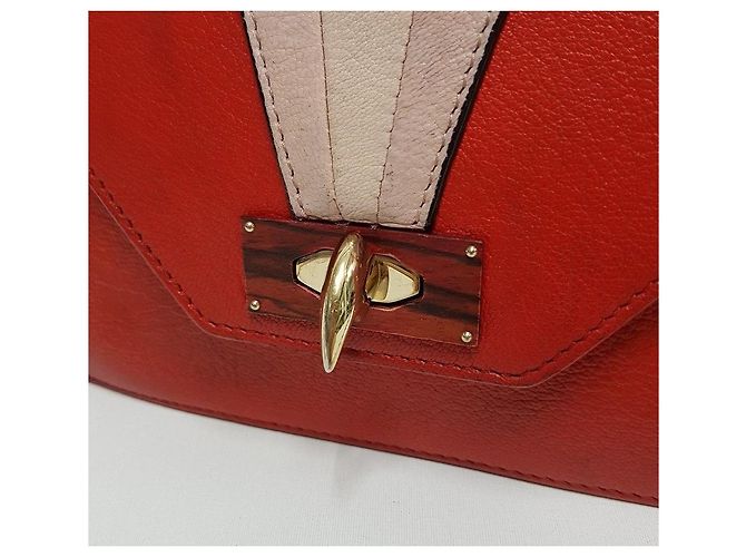 Givenchy Mini bolsa transversal com corrente Vermelho - vista 3