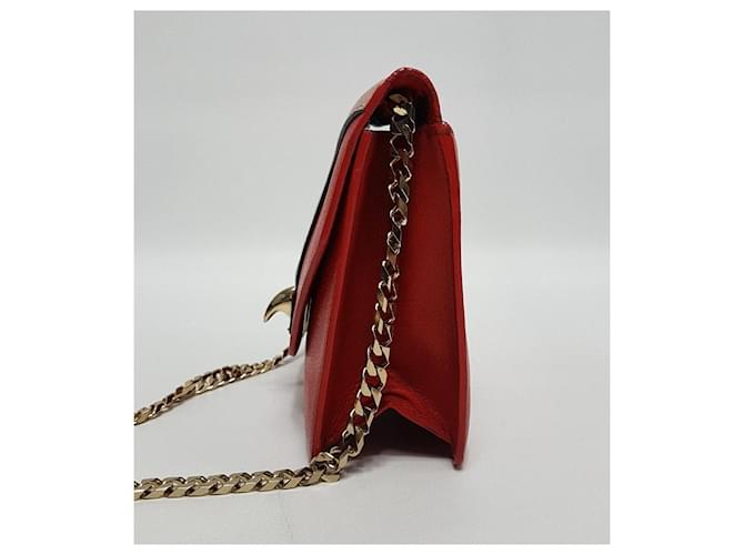 Givenchy Mini bolsa transversal com corrente Vermelho - vista 4