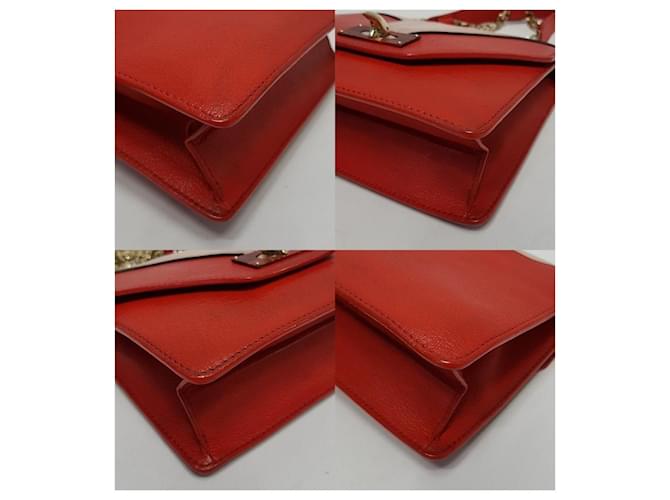 Givenchy Mini bolsa transversal com corrente Vermelho - vista 7