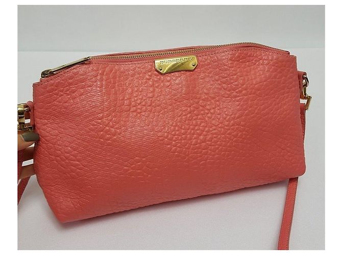 Burberry Leather Crossbody Bag Pink - view 2