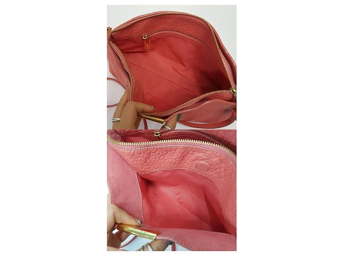 Burberry Leather Crossbody Bag Pink - view 9