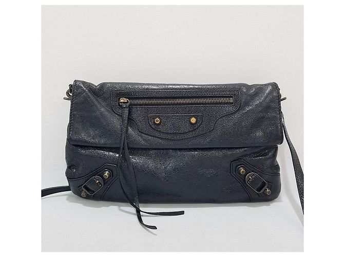 Balenciaga Clutch a bustina con tracolla - vista 2