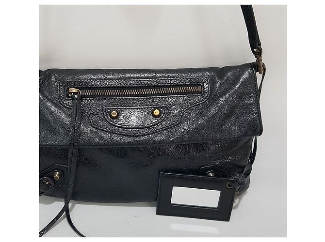 Balenciaga Clutch a bustina con tracolla - vista 3