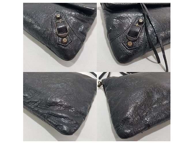 Balenciaga Clutch a bustina con tracolla - vista 8