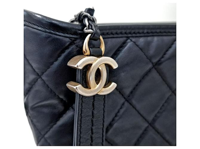 Chanel Borsa Hobo Gabrielle Small Nero - vista 8