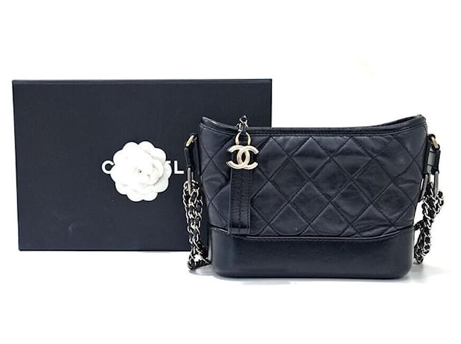Chanel Borsa Hobo Gabrielle Small Nero - vista 9