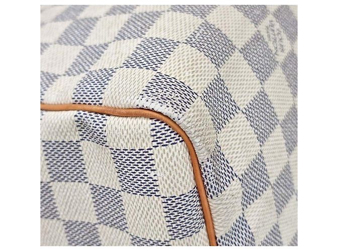 Louis Vuitton Azure Bandoulière Speedy Blu - vista 4