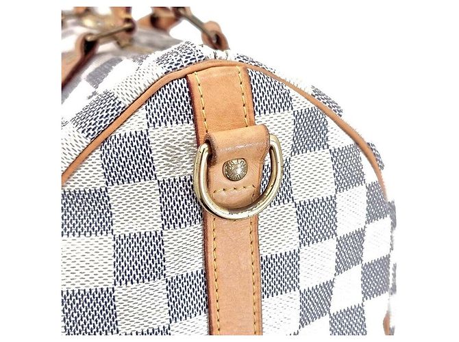 Louis Vuitton Azure Bandoulière Speedy Blu - vista 5
