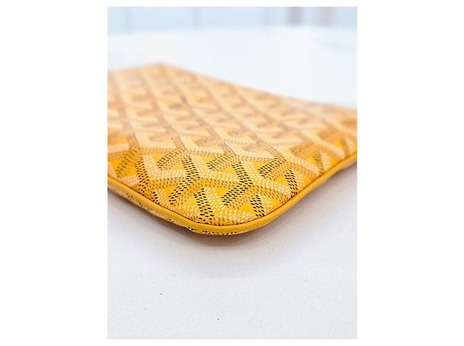 Goyard Bolsa Clutch Senna Pouch PM Amarelo - vista 16