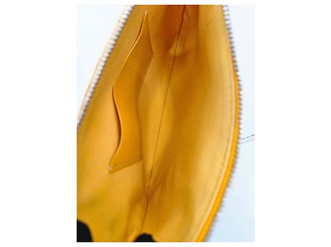 Goyard Bolsa Clutch Senna Pouch PM Amarelo - vista 19