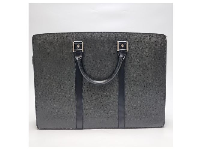 Louis Vuitton Cartella documenti nera per unisex Nero - vista 9