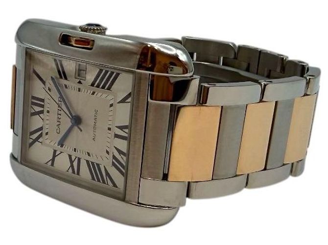 Cartier Relógio Tank Anglais Pink Gold Combi XL - vista 4