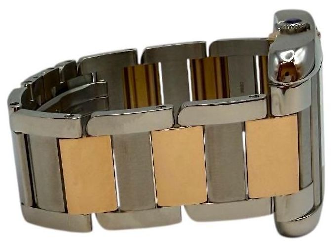 Cartier Relógio Tank Anglais Pink Gold Combi XL - vista 5