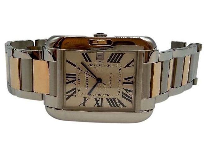 Cartier Relógio Tank Anglais Pink Gold Combi XL - vista 7