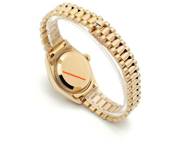 Rolex Reloj Datejust para mujer de oro con diamantes originales en oro blanco con engaste de garras Dorado - vista 16