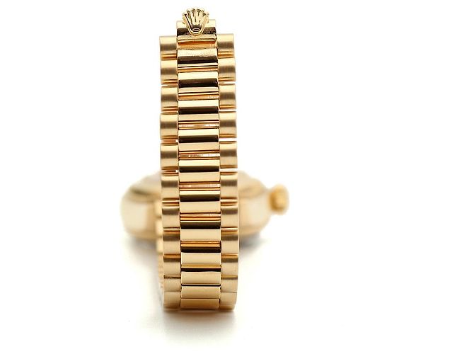 Rolex Reloj Datejust para mujer de oro con diamantes originales en oro blanco con engaste de garras Dorado - vista 17