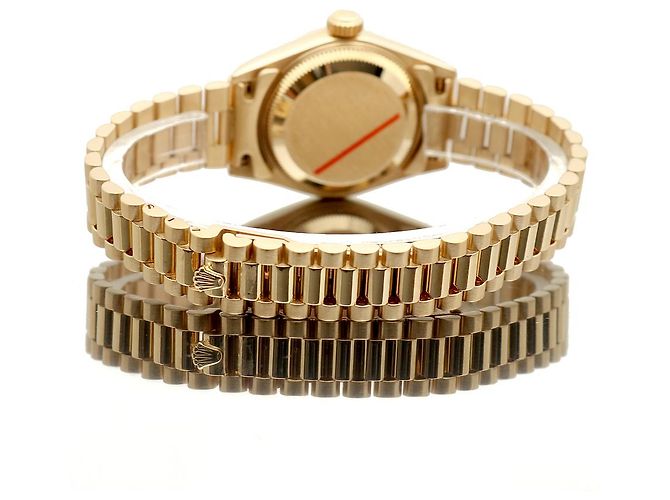 Rolex Reloj Datejust para mujer de oro con diamantes originales en oro blanco con engaste de garras Dorado - vista 25