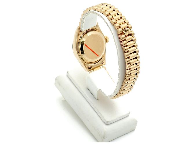 Rolex Reloj Datejust para mujer de oro con diamantes originales en oro blanco con engaste de garras Dorado - vista 5