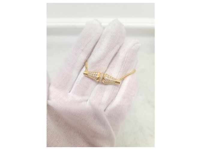 Bracciale Jack de Boucheron in oro con diamanti interi, wrap unico D'oro - vista 4
