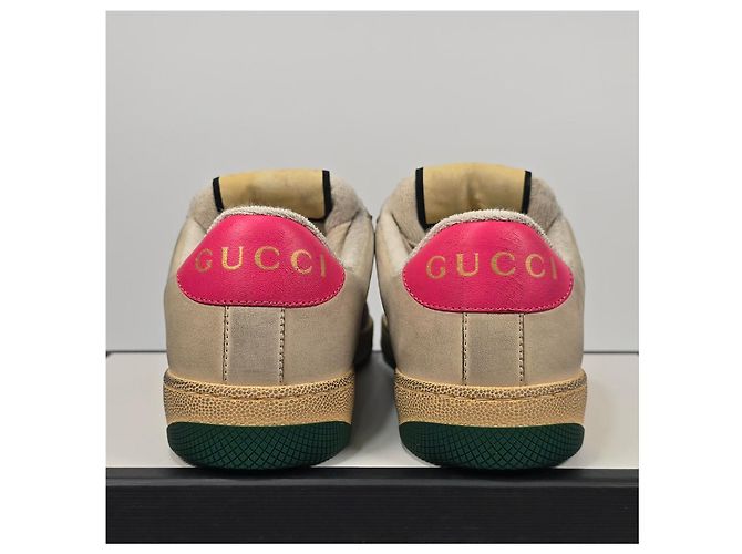 Gucci Sneaker aus Leder mit Distressed-Details Mehrfarben - Ansicht 6
