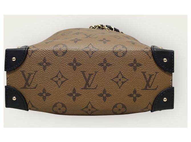 Louis Vuitton Bauletto Noe in tela Monogram Reverse Marrone - vista 7