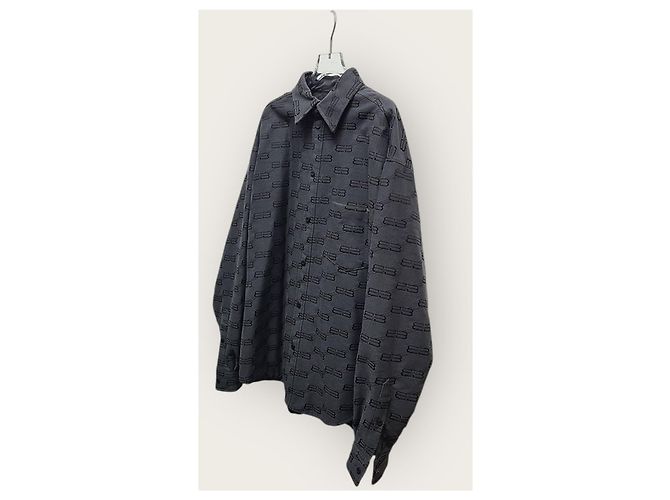 Balenciaga BB Monogram Multi-Logo Quilted Jacket Padding Brown - view 2