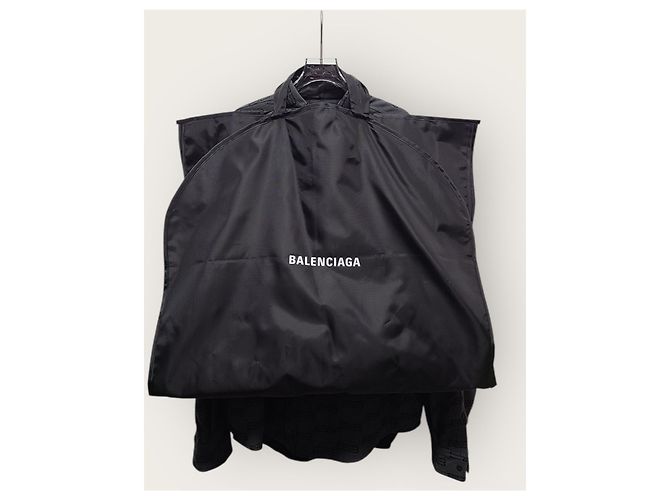 Balenciaga BB Monogram Multi-Logo Quilted Jacket Padding Brown - view 6