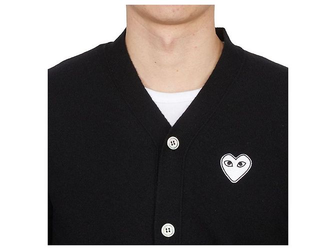 Comme Des Garcons Weißer Wollcardigan AX (Unisex) Mehrfarben - Ansicht 6