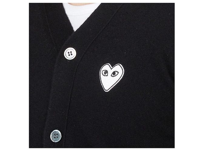 Comme Des Garcons Weißer Wollcardigan AX (Unisex) Mehrfarben - Ansicht 7