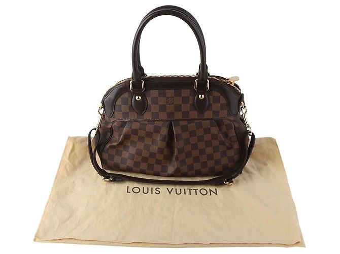 Louis Vuitton Borsa a Spalla Damier Ebene Trevi PM Multicolore - vista 8