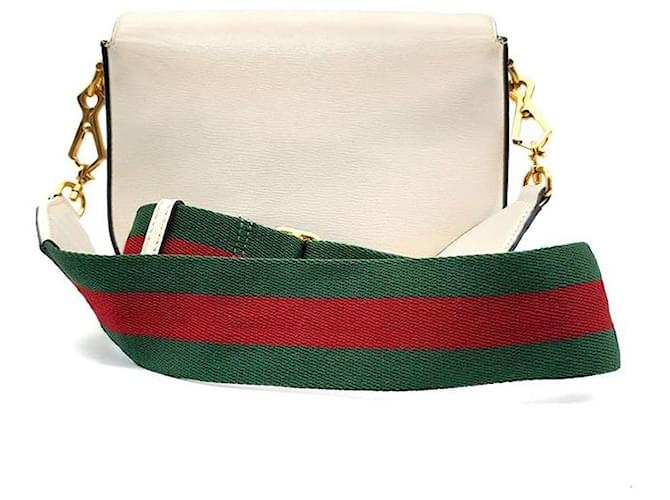 Horsebit 1955 Gucci Mini borsa a tracolla Horsebit Bianco - vista 3