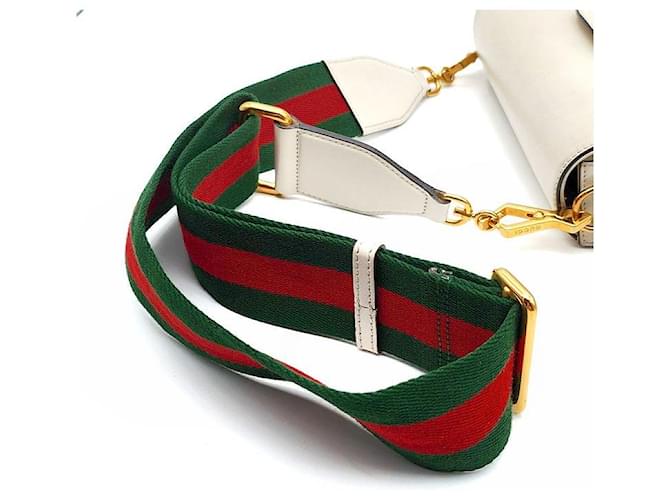 Horsebit 1955 Gucci Mini borsa a tracolla Horsebit Bianco - vista 5