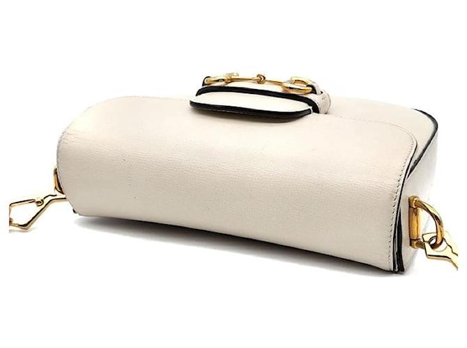 Horsebit 1955 Gucci Mini borsa a tracolla Horsebit Bianco - vista 6