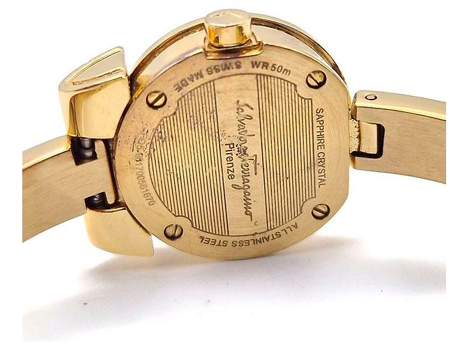 Salvatore Ferragamo Gancini Gold Uhr Golden - Ansicht 5
